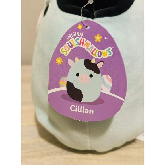Squishmallow 8" Cillian The Blue Cow Plush Stuffed Animal Toy 2023 - Picture 6 of 9